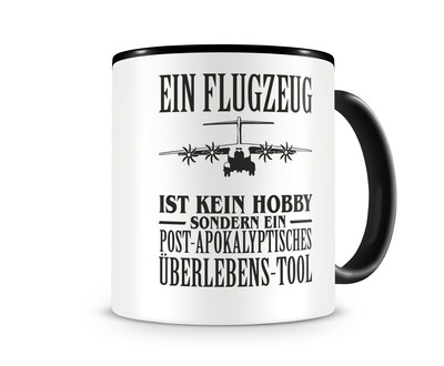 Tasse mit dem Motiv Ein Flugzeug ist kein Hobby - Ansicht 1