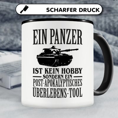 Tasse mit dem Motiv Ein Panzer ist kein Hobby - Ansicht 5