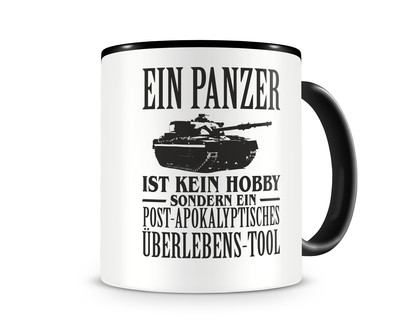 Tasse mit dem Motiv Ein Panzer ist kein Hobby