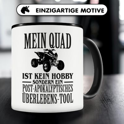 Tasse mit dem Motiv Mein Quad ist kein Hobby - Ansicht 3