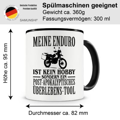 Tasse mit dem Motiv Meine Enduro ist kein Hobby - Ansicht 2