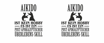 Tasse mit dem Motiv Aikido ist kein Hobby Tasse