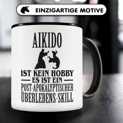Tasse mit dem Motiv Aikido ist kein Hobby - Ansicht 3