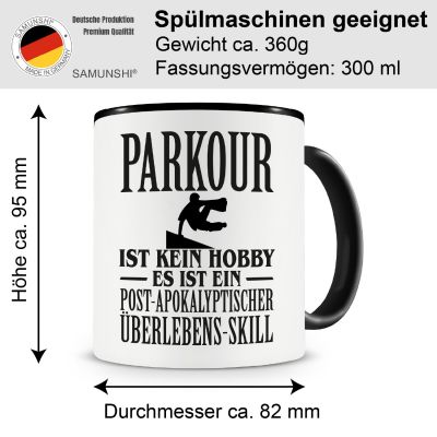 Tasse mit dem Motiv Parkour ist kein Hobby - Ansicht 2