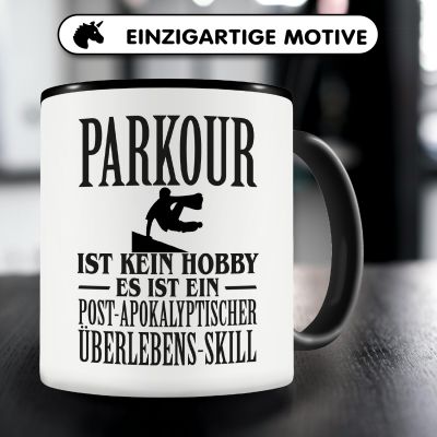 Tasse mit dem Motiv Parkour ist kein Hobby - Ansicht 3