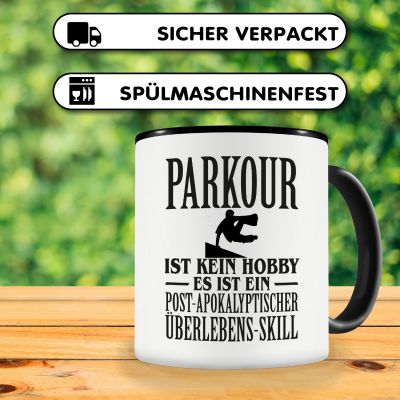 Tasse mit dem Motiv Parkour ist kein Hobby - Ansicht 4
