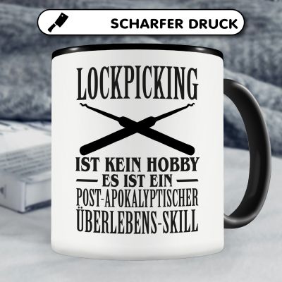 Tasse mit dem Motiv Lockpicking ist kein Hobby - Ansicht 5
