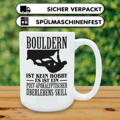XXL Tasse mit dem Motiv Bouldern ist kein Hobby - Ansicht 4