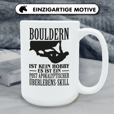XXL Tasse mit dem Motiv Bouldern ist kein Hobby - Ansicht 6