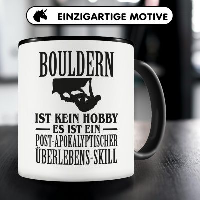 Tasse mit dem Motiv Bouldern ist kein Hobby - Ansicht 3