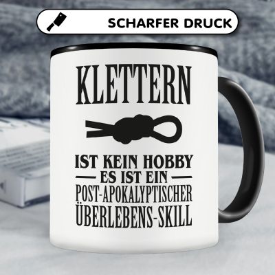 Tasse mit dem Motiv Klettern ist kein Hobby - Ansicht 5