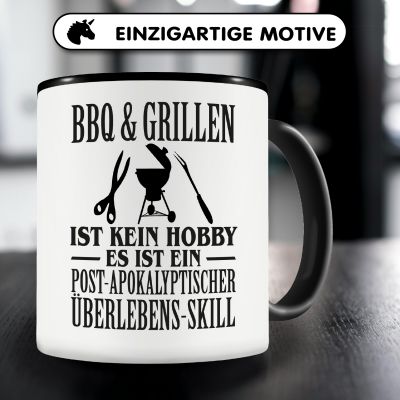 Tasse mit dem Motiv BBQ & Grillen ist kein Hobby - Ansicht 3