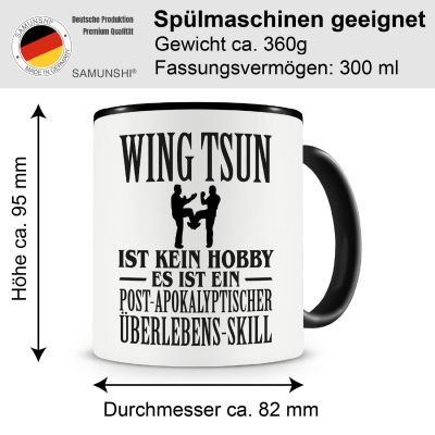 Tasse mit dem Motiv Wing Tsun ist kein Hobby Tasse