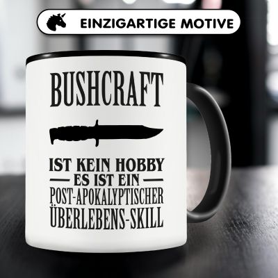 Tasse mit dem Motiv Bushcraft ist kein Hobby - Ansicht 3