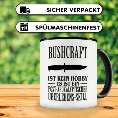 Tasse mit dem Motiv Bushcraft ist kein Hobby - Ansicht 4