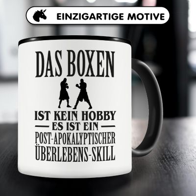 Tasse mit dem Motiv Das Boxen ist kein Hobby - Ansicht 3