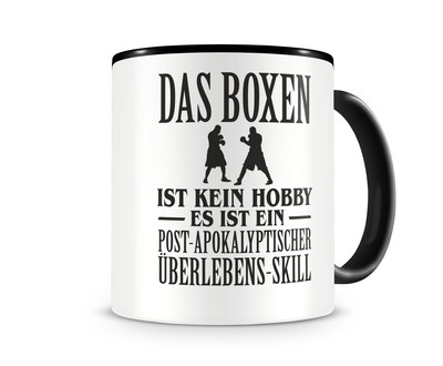 Tasse mit dem Motiv Das Boxen ist kein Hobby