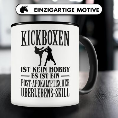 Tasse mit dem Motiv Kickboxen ist kein Hobby - Ansicht 3