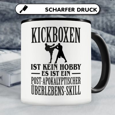 Tasse mit dem Motiv Kickboxen ist kein Hobby - Ansicht 5