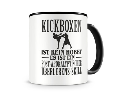 Tasse mit dem Motiv Kickboxen ist kein Hobby