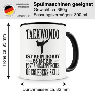 Tasse mit dem Motiv Taekwondo ist kein Hobby - Ansicht 2