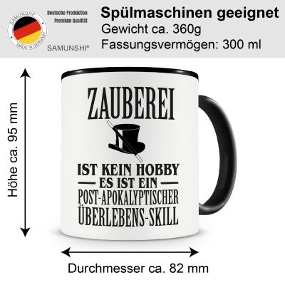 Tasse mit dem Motiv Zauberei ist kein Hobby - Ansicht 2
