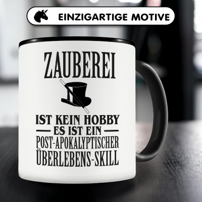Tasse mit dem Motiv Zauberei ist kein Hobby - Ansicht 3