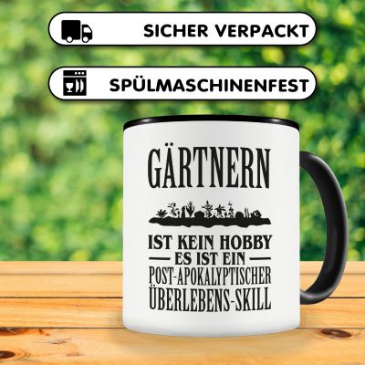 Tasse mit dem Motiv Grtnern ist kein Hobby - Ansicht 4