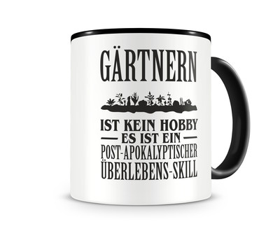 Tasse mit dem Motiv Grtnern ist kein Hobby - Ansicht 1