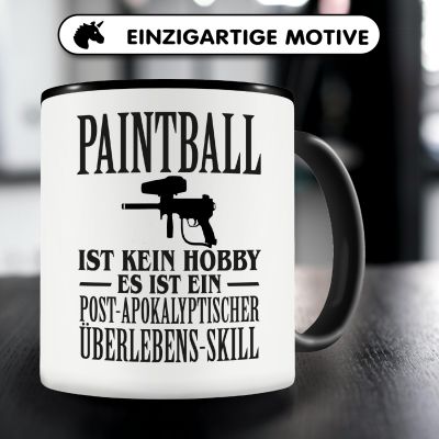 Tasse mit dem Motiv Paintball ist kein Hobby - Ansicht 3