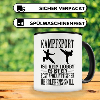 Tasse mit dem Motiv Kampfsport ist kein Hobby - Ansicht 4