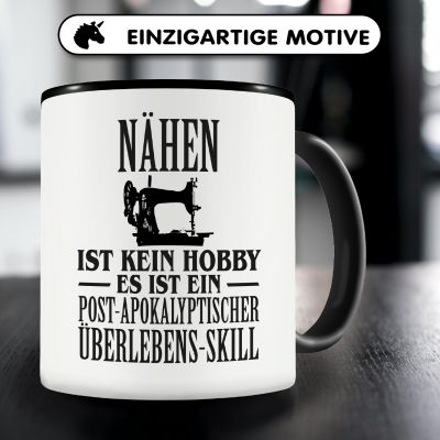 Tasse mit dem Motiv Nhen ist kein Hobby - Ansicht 3