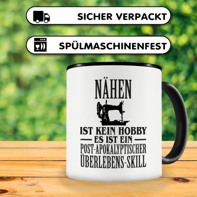 Tasse mit dem Motiv Nhen ist kein Hobby - Ansicht 4