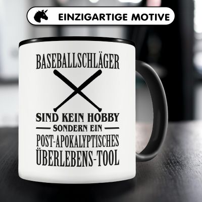 Tasse mit dem Motiv Baseballschlger sind kein Hobby - Ansicht 3