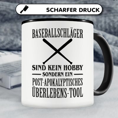 Tasse mit dem Motiv Baseballschlger sind kein Hobby - Ansicht 5