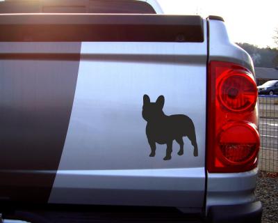 Franzsische Bulldogge Autoaufkleber
