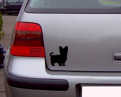 Yorkshire Terrier Autoaufkleber