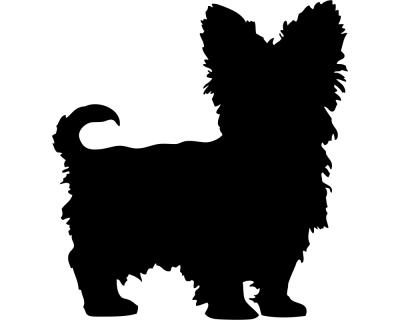 Yorkshire Terrier Autoaufkleber