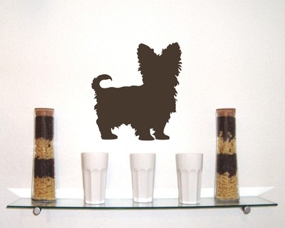 Yorkshire Terrier Wandtattoo - Ansicht 2