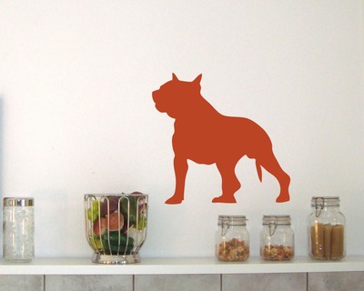 American Pit Bull Terrier Wandtattoo - Ansicht 3