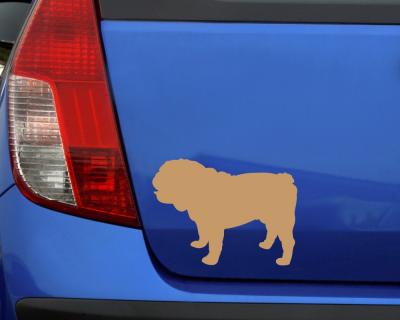 Bulldogge Autoaufkleber - Ansicht 3