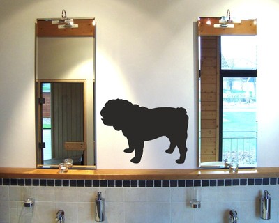 Bulldogge Wandtattoo - Ansicht 3