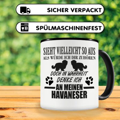 Tasse mit dem Motiv Ich denke an meinen Havaneser - Ansicht 4
