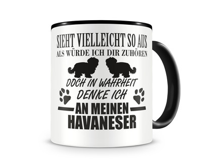 Tasse mit dem Motiv Ich denke an meinen Havaneser