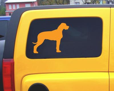 Deutsche Dogge Autoaufkleber