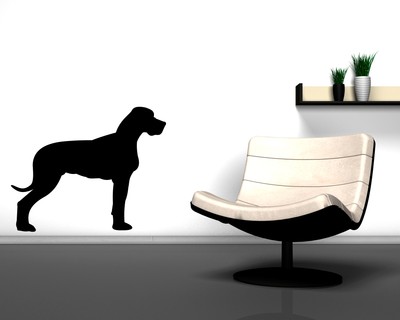 Deutsche Dogge Wandtattoo - Ansicht 2