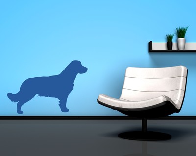Golden Retriever Wandtattoo - Ansicht 3