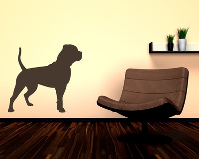 American Bulldog Wandtattoo - Ansicht 2