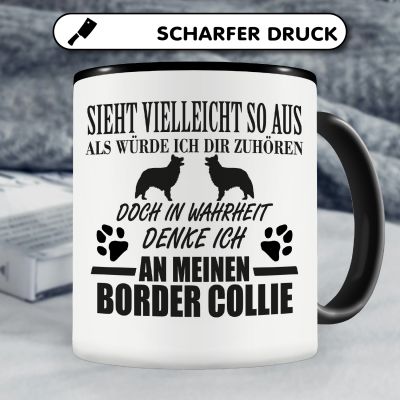 Tasse mit dem Motiv Ich denke an meinen Border Collie - Ansicht 5