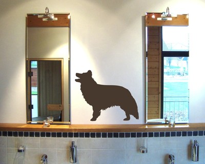 Border Collie Wandtattoo - Ansicht 2